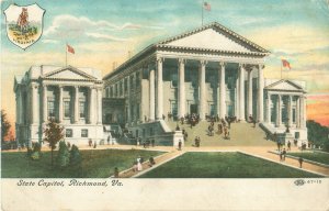 Richmond Virginia State Capitol Postmarked 1909