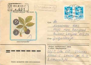 Russia Russia Entier Postal Stationery Flowers