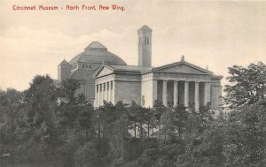 OH, Ohio  CINCINNATI MUSEUM  North Front~New Wing  c1910's B&W Postcard