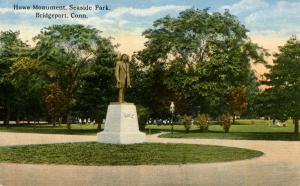 CT - Bridgeport. Sea Side Park, Howe Monument