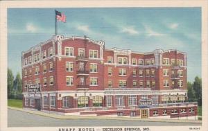 Missouri Excelsior Springs The Snapp Hotel 1939 Curteich