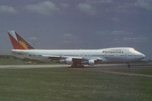 Aviation Postcard - Philippines El-BZA B747 Aeroplane RR9964