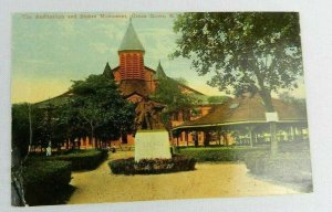 Vintage Postcard The Auditorium and Stokes Monument Ocean Grove N.J. Americhrome