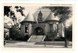 ME - Westbrook. Memorial Library