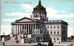 Vtg Columbia South Carolina State Capitol Building 1913 Old View Postcard