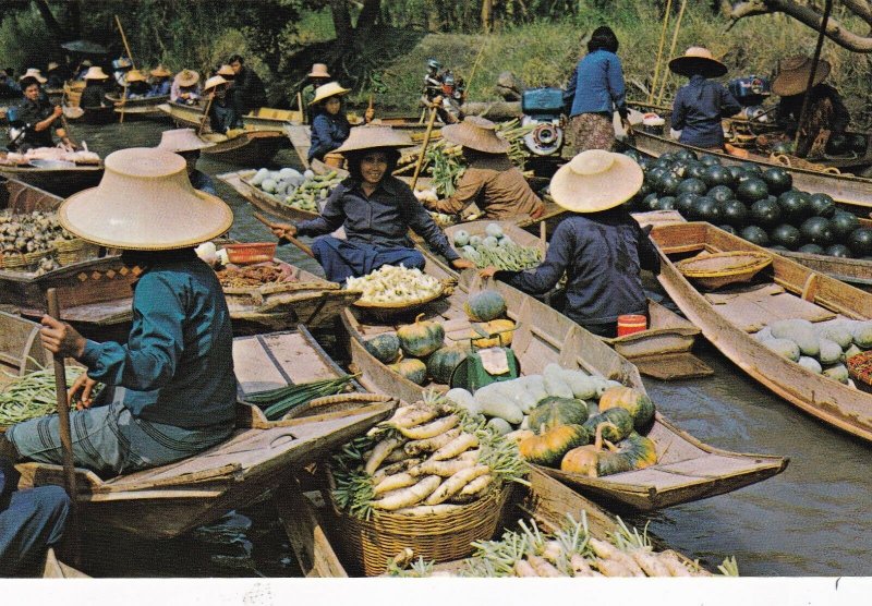 Thailand Rajburi Province Damnernsaduak Floating Market sk7379