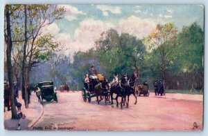 Paris France Postcard Bois De Boulogne c1910 Unposted Oilette Tuck Art