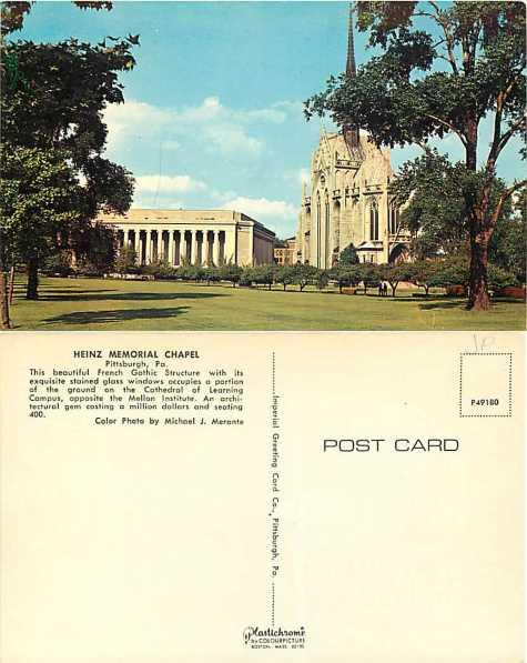 Heinz Memorial Chapel, Pittsburgh, Pennsylvania PA, Chrome