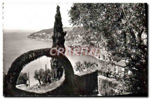 Modern Postcard Villefranche Sur Mer View of the Bay and the City