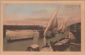 Egypt Postcard - Cairo - The Kasr-el-Nil Bridge Open   RS33692