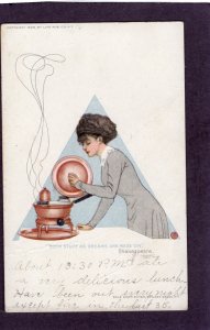 Antique Fantasy postcard - Such Stuff as Dreams 1908