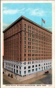 Union Pacific Railroad Headquarters Omaha Nebraska Vintage Postcard C105