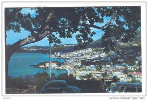 View from Bluebeards Castle, Charlotte Amalie, St. Thomas, Virgin Islands, U....