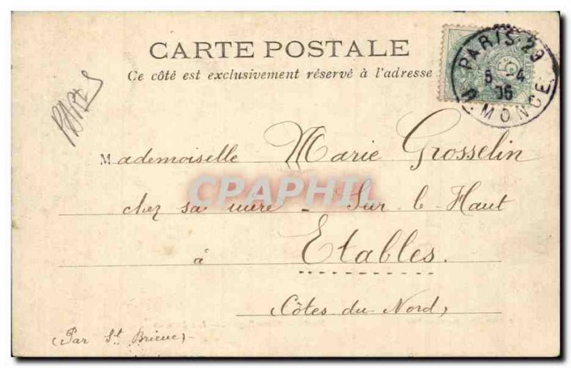 Paris - 3 - Place Royale - Les Arcades Old Postcard