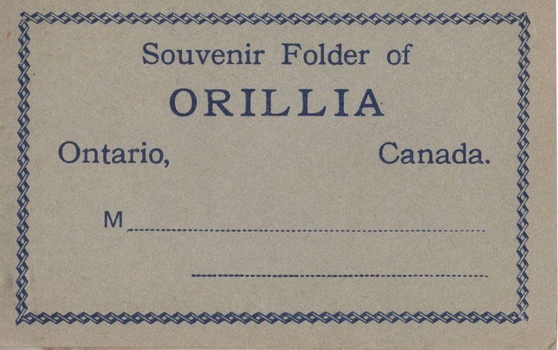 Orillia Ontario Canada incl Hospital Mini Folding Lettercard Photo Book