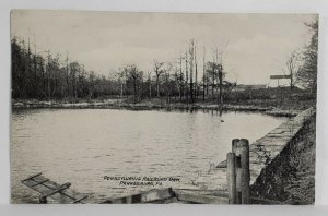 Parkesburg Pennsylvania Railroad Dam 1908 to Dover Delaware Postcard T10