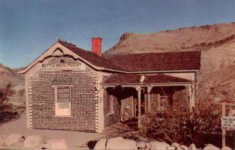 NV - Rhyolite. Bottle House  (Union Oil/76)