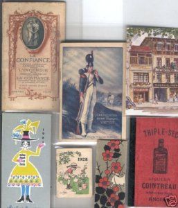 CALENDAR FRANCE 42 Vintage Postcards pre- 1940 (L5047)