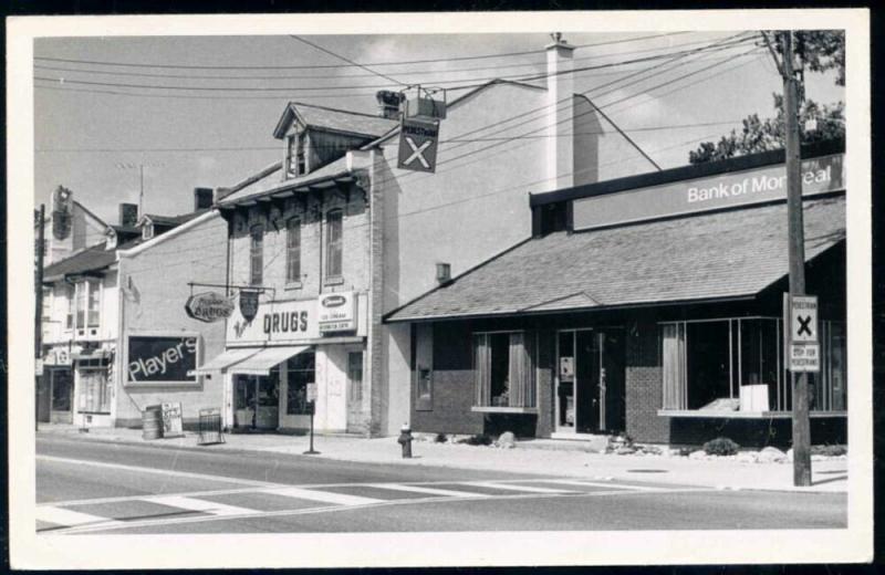 canada, Unknown Town, Ontario (?), Murray Drug, Bank Montreal (1950s)