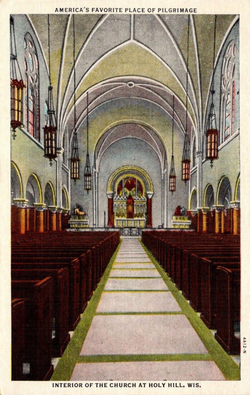 Wisconsin Holy Hill Interior Of Church