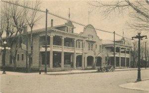 Postcard 1920s New Mexico Roswell Gilkeson Hotel Albertype roadside 22-12808