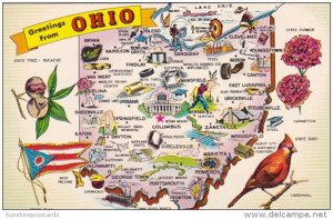 Greetings From Ohio With Map