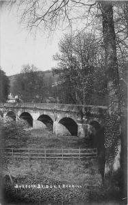 Burfod bridge Boxhill C-1910 Dorking UK Surrey RPPC real photo postcard 8596