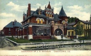 Residence of J.S. Douglas - Uniontown, Pennsylvania PA  