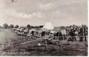 England 1905 Bisley Camp St Georges Shooting Range Postcard Photo Rifles