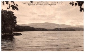 Maine  Lovell Kezar Lake from Gilman Camps