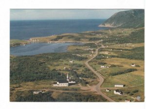 St Margaret's Village - Cape Breton - Nova Scotia - Chrome Aerial View Postcard