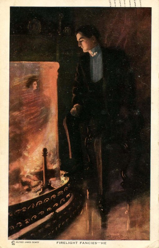 Firelight Fancies - He.  Arist: Alfred James Dewey