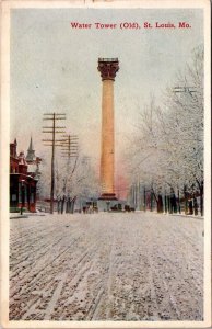 Water Tower (Old) St. Louis MO Postcard PC185