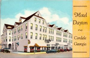 Linen Postcard Hotel Dayton U.S. Highway 41 in Cordele, Georgia