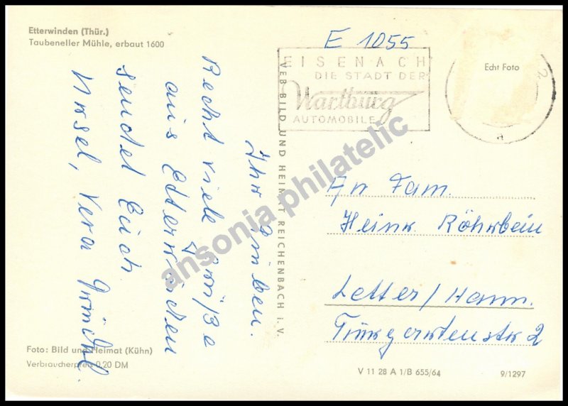 VINTAGE POSTCARD: German Image Post Card