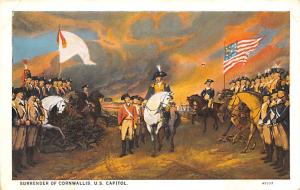 Surrender of Cornwallis, US Capitol Colonial Unused 