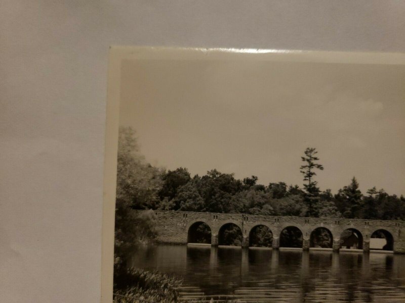 Vintage Postcard Dam at Cumberland State Park Crossville Tennessee 1933 RPPC 739