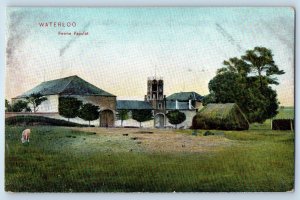 Walloon Brabant Belgium Postcard Waterloo Ferme Papulot c1910 Unposted Antique