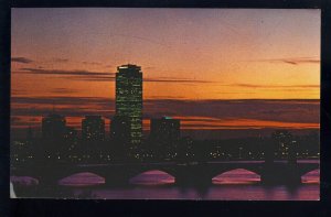 Boston, Massachusetts/MA Postcard, Boston Skyline From Museum Of Science