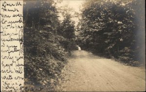 Nature Scenic View Muncy PA Pennsylvania Cancel 1905 Real Photo Postcard #1