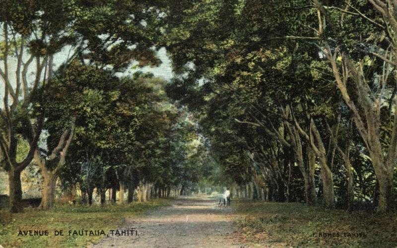 french polynesia, TAHITI, Avenue de Fautaua (1910s)