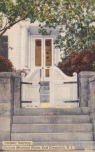 Rhode Island East Greenwich Colonial Doorway Varnum Memorial House
