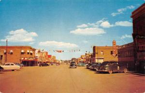 Cody Wyoming Sheridan Ave Street Scene Historic Bldgs Vintage Postcard K56797