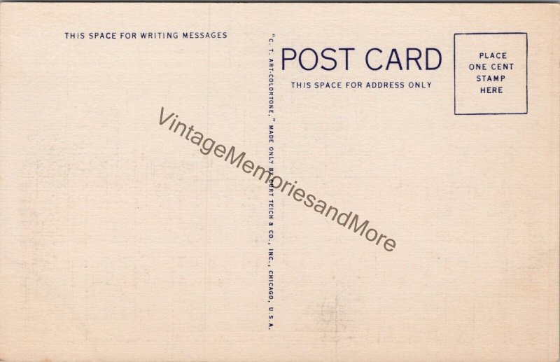 Post Office Flint MI Postcard PC303/#2