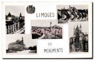 Modern Postcard Limoges His Monuments