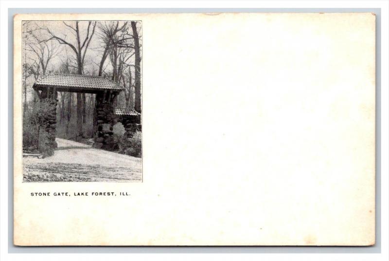 Illinois  lake Forest  Stone gate