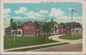 Postcard Odd Fellows' Home For Children Meadville PA