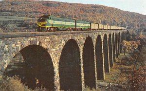 The Erie Limited, Starrucca Viaduct Susquehanna, PA., USA Pennsylvania Train ...