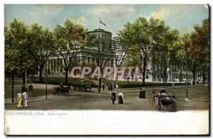 Old Postcard Columbus Ohio State Capital