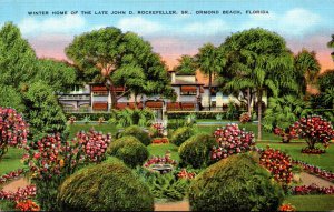 Florida Ormond Beach Winter Home Of John D Rockefeller